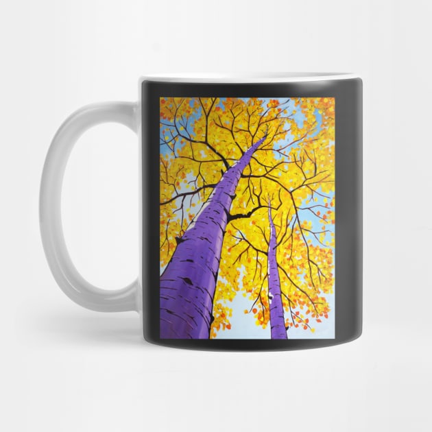 Autumn Birch Trees by realartisbetter